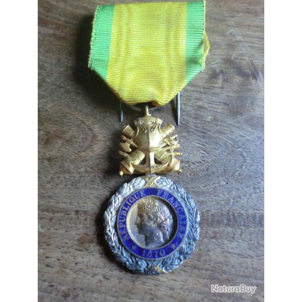 m�daille �mail valeur et discipline   1870