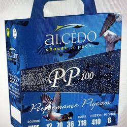 Alcedo pack pigeons 100 cartouches bourre jupe calibre 12/70 plombs num&eacute;ro 6