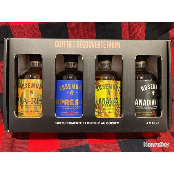 ROSEMONT LOT DE 3 Coffrets D�couverte de 4 Rhums