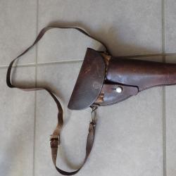 1939 Holster, &eacute;tui pour revolver 1882 ou 82/29 avec bretelle.  R&eacute;glementaire suisse.