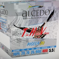 Alcedo tr&egrave;s haute vitesse pigeon calibre 20/70 26gr plomb 5,5 25 munitions