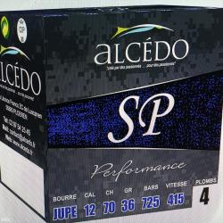 Alcedo performance sp calibre 12/70 bourre jupe 36gr bo&icirc;te de 25 munitions