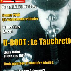 39-45 magazine 308 fafl, u-boot, g&eacute;n&eacute;ral dempsey, l'amgot, bunkers artillerie alderney