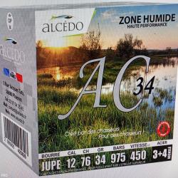 Alcedo zone humide haute performance acier AC34 calibre 12/76 34gr plombs de 3+5 ou 3+4 bo&icirc;te de 25