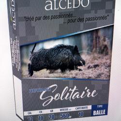 Alcedo performance solitaire 12/70 20g balle 10 munitions