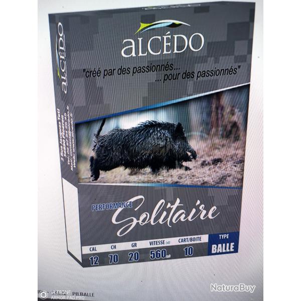Alcedo performance solitaire 12/70 20g balle 10 munitions
