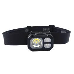 Lampe frontale LED rechargeable Opex Noire