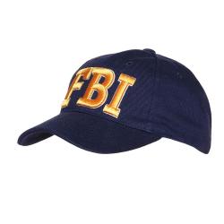 Casquette baseball FBI 100% coton - taille ajustable