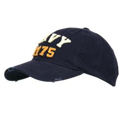 Casquette Navy vintage 1775 - Coupe baseball 100% coton
