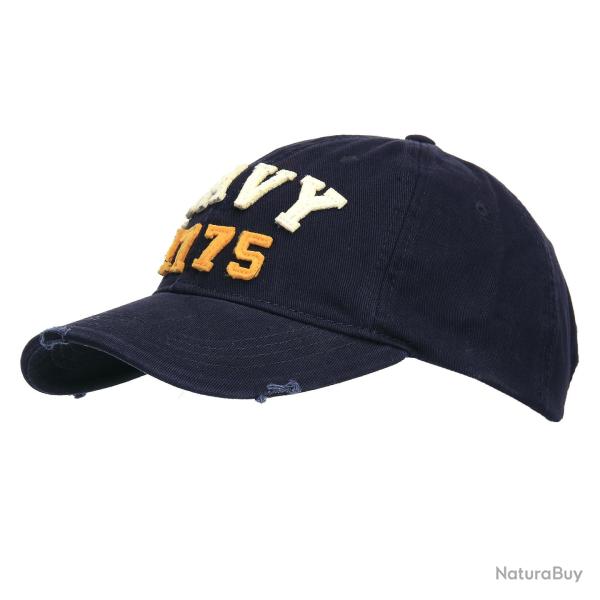 Casquette Navy vintage 1775 - Coupe baseball 100% coton