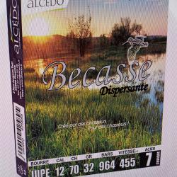 Alcedo zone humide standard b&eacute;casse dispersante jupe 12/70 32gr 7pl cubique 10 munitions