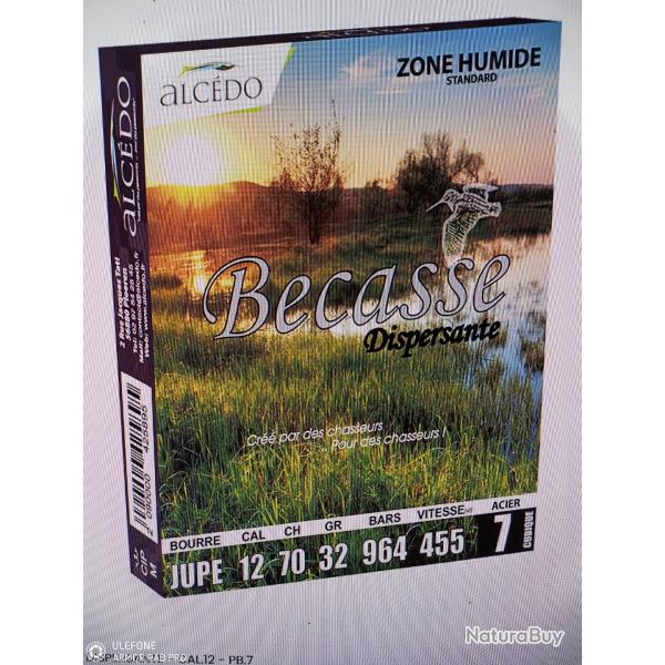 Alcedo zone humide standard b�casse dispersante jupe 12/70 32gr 7pl cubique 10 munitions