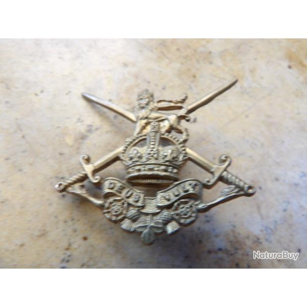 cap badge bataillon entra�nement infanterie Anglais Britannique  ww1 ww2 premi�re seconde guerre