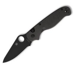 Couteau pliant Spyderco "BUTTONUP" noir