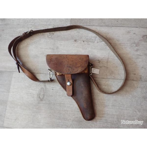 1941. Holster avec bretelle pour revolver 1882 ou 82/29 suisse