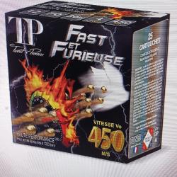 Tunet premier fast et furieuse 12/70 36g 450m/s jupe 25 munitions
