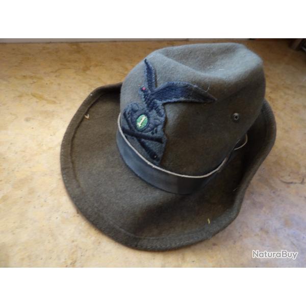 casquette artillerie chapeau troupes alpines chasseur alpin Alpini Italien post ww2 Italie