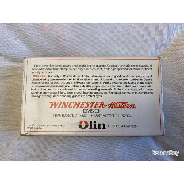 Balles comm�moratives OLIVIER WINCHESTER CAL:38 / 55  bt de 20 balles