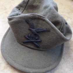 casquette cadre troupes alpines artillerie montagne chasseur alpin Alpini Italien apr&egrave;s 1945 Italie