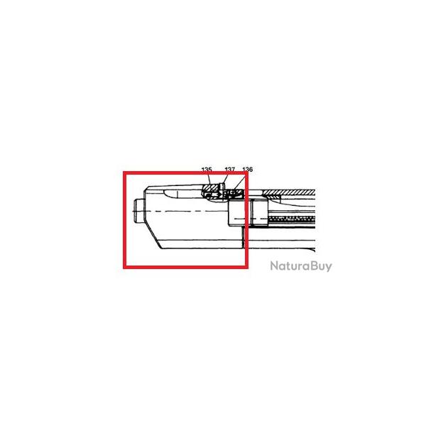 Contrepoids de canon pour pistolet H�mmerli SP20 calibre 22Lr Pi�ces 134/136/137/224 Occasion