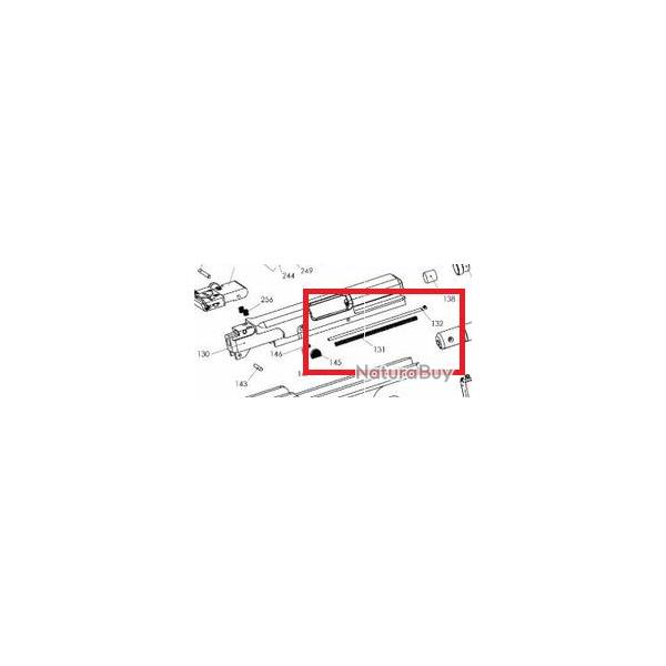 Tige ressort de culasse pour pistolet H�mmerli SP20 calibre 22Lr Pi�ce 132 Occasion
