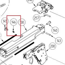 Ressort arr&ecirc;toir de culasse pour pistolet H&auml;mmerli SP20 calibre 22Lr Pi&egrave;ce 146 Occasion