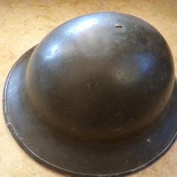 Casque type Anglais post seconde guerre ww2  ABL Belge sans jugulaire.