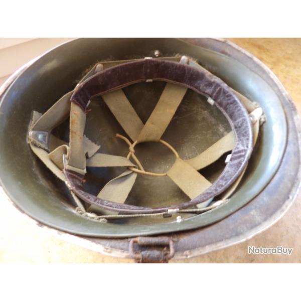 Casque Fran�ais France date non visible mod 1950  complet