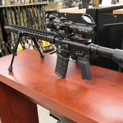 PACK AR15 SCHMEISSER M5FL +LUNETTE + BIPIED  mont&eacute;/ cibl&eacute;,  pr&ecirc;t a tirer  NEUF EN STOCK