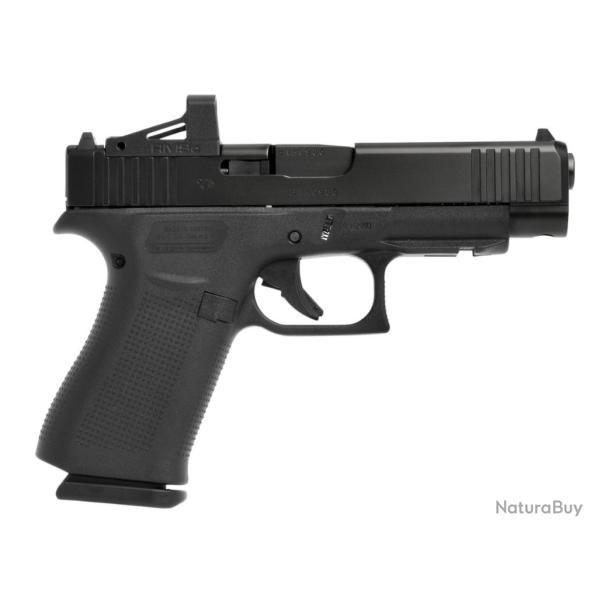 Pack Pistolet Glock 48 Gen 5 Mos avec Point Rouge Shield Sight RMSc - Cal. 9x19 - Noir