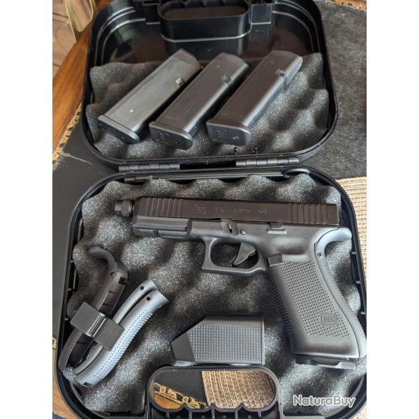 GLOCK 17 GEN 5 filet� + KIT TRIGGER PERFORMANCE tr�s peu utilis�