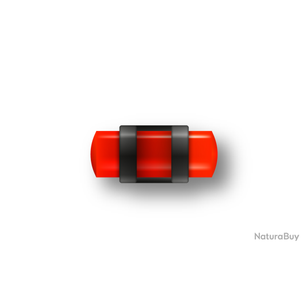 Guidon Megaline Fluo Rouge Ajour� - 3.5 mm / 4 mm / 11 mm
