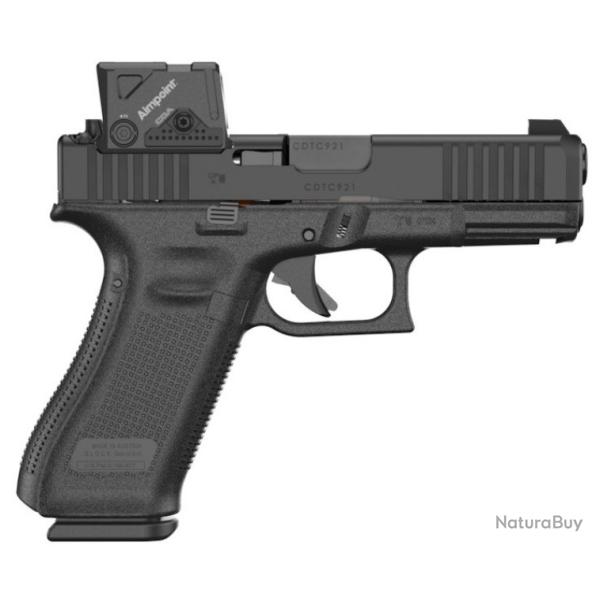 Pack Pistolet Glock 45 Mos avec Point Rouge Aimpoint COA - Cal. 9x19 - Noir
