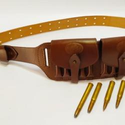 VALENTIN GANCH CEINTURE CARTOUCHI&Egrave;RE 2 X 5 GC