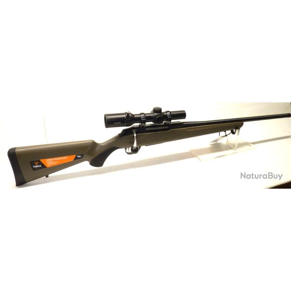 PACK PROMO CARABINE TIKKA T3 X LITE- CAL 30.06 + LUNETTE HAWKE 1-8 X 24- CANON FILETE 15X100