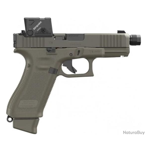 Pack Pistolet Glock 45 Mos avec Point Rouge Aimpoint COA - Cal. 9x19 - Hunter Edition