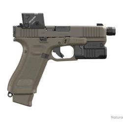 Pack Pistolet Glock 45 Mos avec Point Rouge Aimpoint COA et Lampe Tactical GTL ll Led - Cal. 9x19