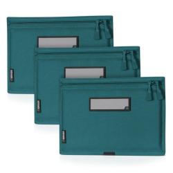 Housse SAVIOR pour arme de poing BLEU - Lot de 3 