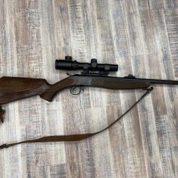 CARABINE BERGARA  SCOUT CAL 243 WIN +LUNETTE BATTUE 1.25X4/24 LYNX OCCASION