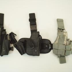 holster de cuisse lot de 3