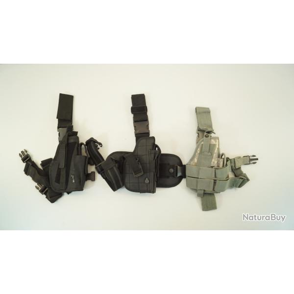 holster de cuisse lot de 3