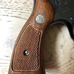 Pour S&W K / L square butt, belles plaquettes d'origine