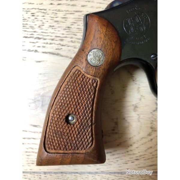 Pour S&W K / L square butt, belles plaquettes d'origine