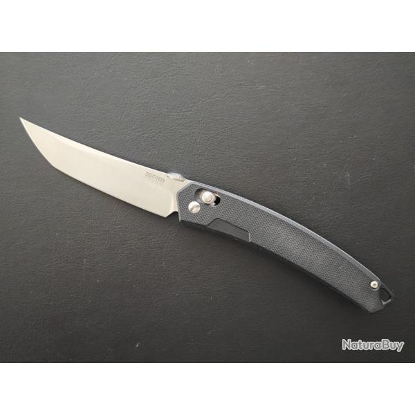 SRM 9211 Crossbar Lock, lame tanto de 9 cm de long et plaquettes en G10 - COMME NEUF.
