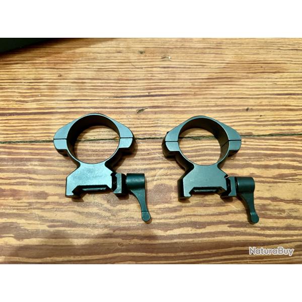 Collier acier diam�tre 30 pour rail picatinny 21