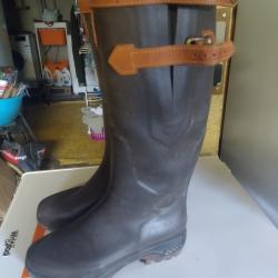 BOTTES AIGLE PARCOURS SIGNATURE DOUBLURE CUIR