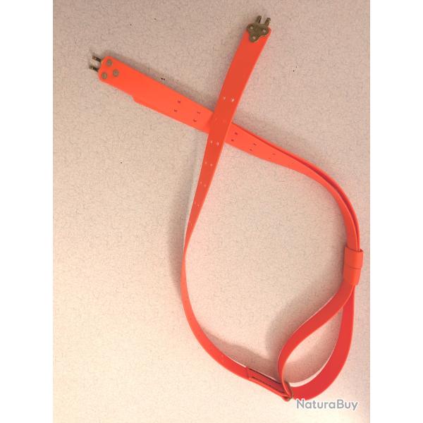 Bretelle 1907 - 56" Comficord (Concurrent franco-allemand de Biothane ) Orange