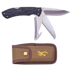 BROWNING - Couteau multifonction PRIMAL KODIAK 3 LAMES PLIANTES