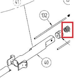 Ressort butoir amortisseur pour pistolet H&auml;mmerli SP20 R.R.S calibre 22Lr Pi&egrave;ce 139 Occasion