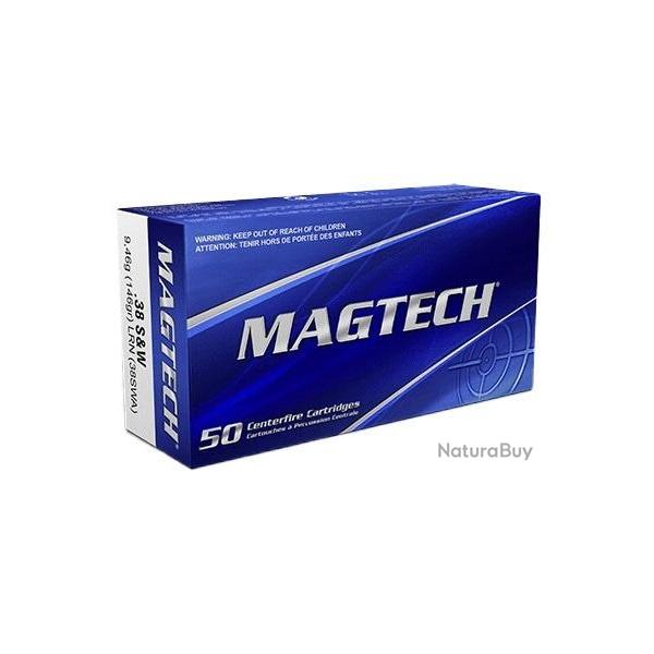 Cartouches Magtech cal 38 S&amp;W 146 gr 9.46g
